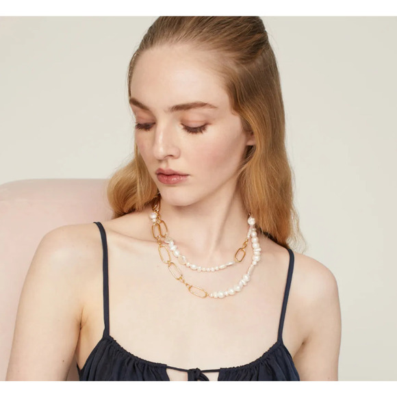 Mignonne Gavigan Jewelry - Mignonne Gavigan Rentata Double Collar Necklace